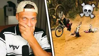 Bike f&auml;llt von Klippe & Double Backflip Fail | Eure Fails & Crashes #LukasCrashFest 27