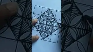 how to draw | what to draw | zentangle art | mindful art activities #shorts #drawing #mindfulness