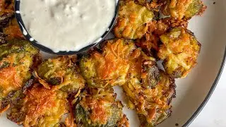 CRISPY PARMESAN SMASHED BRUSSELS SPROUTS
