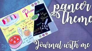 🌼 Paneer Theme 🌼 &brvbar; #journal33 &brvbar; journal with me &brvbar; with DIY supplies