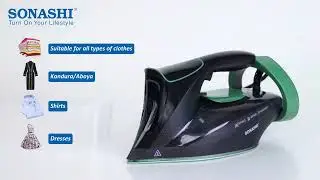 Sonashi SI-5088C Steam Iron Demo | Fast, Efficient & Easy Ironing
