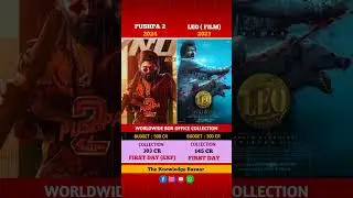 Pushpa 2 vs Leo movie comparison box office collection first day #pushpa2therule #alluarjun