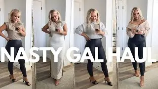 NASTY GAL TRY ON HAUL | CURVY FASHION | FALL FASHION 2020