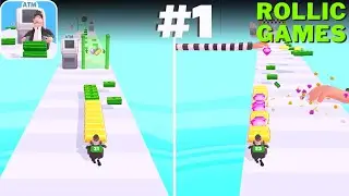 Atm Rush - New Release - Hyper Hybrid Casual - Gameplay Walkthrough (iOS & Android)