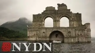 Colonial church emerges from Mexican reservoir