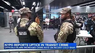 NYPD reports uptick in subway crime