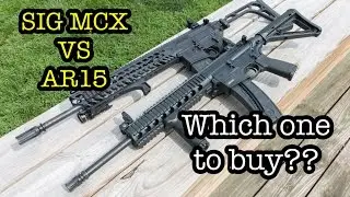 Sig MCX vs AR15 | Which one to buy?