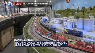 South Dakota's largest model railroad layout on display at Sioux Empire Fair