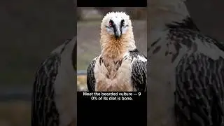 This Bird Eats Bones for a Living 😱 | Bearded Vulture Facts