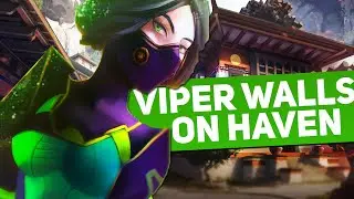Expert Viper Guide to Attacking on Haven | Viper Smoke and Wall Lineups | How to Play Viper on Haven