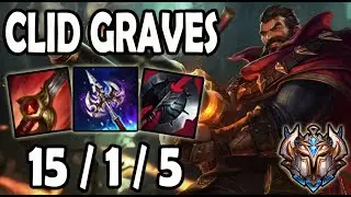 Graves vs Olaf Jungle [ Gen G Clid ] Lol Challenger Korea