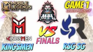 RSG SG VS Kingsmen ( Game 1 ) MPL SG Season 7 2021 Playoffs - Finals