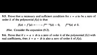 Complex Analysis -Markushevich's book1 Prob 9.3, 9.4: Root of order k of a polynomial