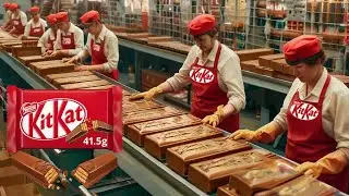 Inside the KITKAT Factory: How 7 Million KITKAT Bars Are Made Every Day!