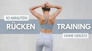 10 MIN RÜCKENTRAINING stehend | Rückenmuskulatur trainieren Zuhause | Tina Halder