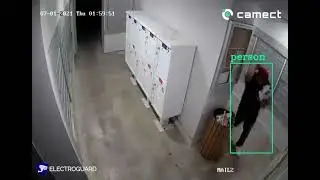 Mail Thief Caught by Police Captured with Camect AI and Electroguard Monitoring