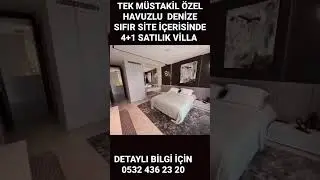 Kuşadası Denize sıfır Site i&ccedil;erisinde Muhteşem bir Villa