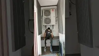 cache climatisation ext&eacute;rieur en aluminium ouvrant deux portes #explore