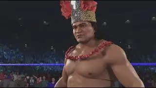 D2K25 Roman Reigns'22 defends the WCW title against High Chief Peter Maivia at WCW Fall Brawl