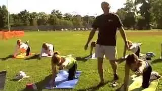 community yoga at kirkwood park, sweet peace yoga