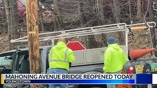 Mahoning Avenue Bridge reopens to traffic
