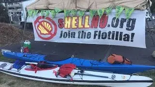 Paul Cheoketen Wagner at Join the Flotilla (ShellNo.org)