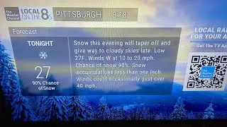 Local on the 8s - New Years Snow - Pittsburgh, PA (1/1/25)
