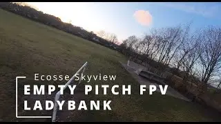 FPV Flight Over an Empty Pitch | Ladybank