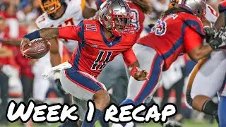 XFL2020 Week 1 RECAP & TAKEAWAYS!