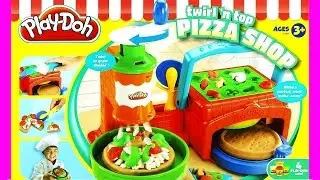 DibusYmas Play Doh Twirl N Top Pizza Shop Pizzeria Pizza Maker playset by Unboxingsurpriseegg