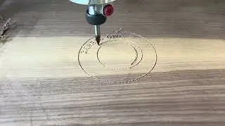 Carving my logo with my LongMill 2.5 on a cutting board