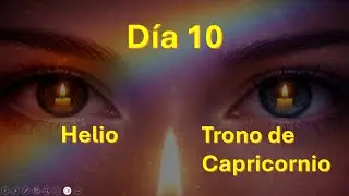 Helio - D&iacute;a 10 - Trono de Capricornio (ESPACIO - YoMaTi.red), Mat&iacute;as De Stefano.  Alkhemia.