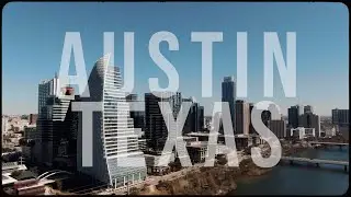 Drone footage of Downtown Austin, Texas - February 2022