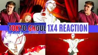 REACTING to *Tokyo Ghoul 1x4* TSUKIYAMA IS FREAKY!! (First Time Watching) Tokyo Ghoul