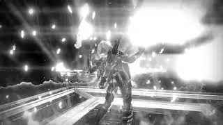 Grey Scale No HUD Aksis Phase 2 (Destiny 1 Wrath of the Machine Raid)