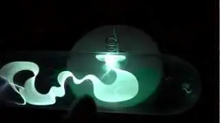 Krypton + methylene chlorine plasma tube