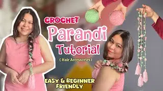 Crochet Parandi Tutorial | Easy | Beginner Friendly | Hair Accessory | DIY