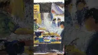#shorts #short #shortvideo #oilpastel #pastel #painting #art #artist #artwork #sketchbook