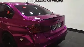 BMW M3 Wrapped Purple Chrome