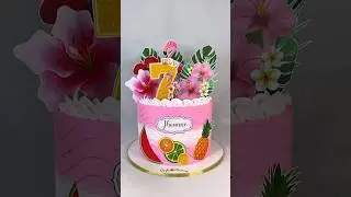 Flamingo Inspired Cake #viralvideo #viralpage #viralshort