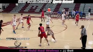 Gar-Field Jr JJ Bell hesi SPIN FLOATER IN MAN'S FACE, baseline dribble spin LAY ON MAN, NO LOOK DIME