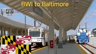 Baltimore international airport to downtown baltimore #BWI