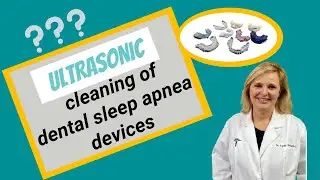 Can I use an ultrasonic dental cleaner to clean my oral appliance device?