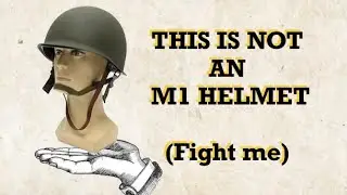 This is not an M1 helmet, and I can prove it.