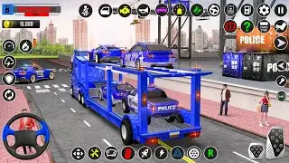 US Police Car Game as a Police Truck Cargo Driver