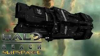 HALO REACH Slipspace - Боевой крейсер класса VALIANT - это ВЕСЕЛО!