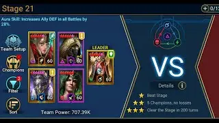 RAID: FW Hard High Elves Stage 21 farming