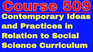 Nios deled lecture in English Course 509 Contemporary Ideas.