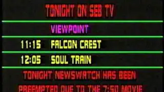 AFRTS/SEB-TV Continuity 1983