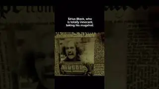 Sirius Black, who is totally innocent taking his mugshot #fyp #memes